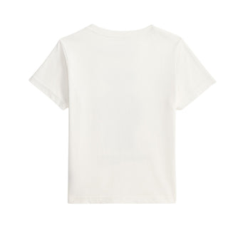 Polo Ralph Lauren T-shirt Bianca Con Polo Bear 322P00508001 Per Bambino