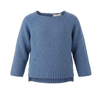 Maperò Maglia Blu Avio In Misto Lana M34368/153 Per Neonata