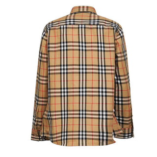 Burberry Camicia In Cotone Check 8119172 Per Donna