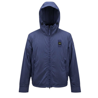 Blauer Unisex Junior Nylonjacke 20SBLKC04389 mit Kapuze