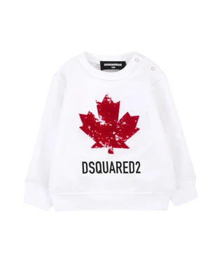 Dsquared2 Felpa girocollo con stampa DQ3096-D00ZF