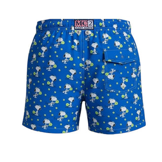 Mc2 Saint Barth Costume Jean Lighting Con Stampa Padel Snoopy JEA0004/02654L Per Bambino