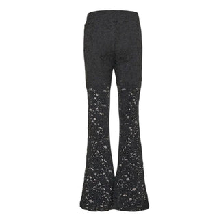 MSGM Completo In Pizzo Nero F6MSJGLG130/110 Per Bambina