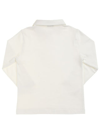 Il Gufo Polo-T-Shirt mit gesticktem Logo A18PO065M0011