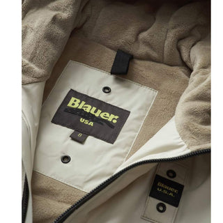 Blauer Giubbino Beige Con Cappuccio 26WBLKC11276-902 Cedric Jr Per Bambino
