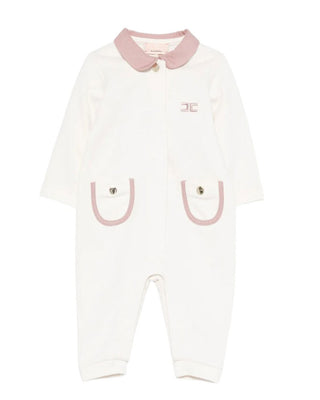 Elisabetta Franchi Tutina Con fiocco e rouches ENTU143.0