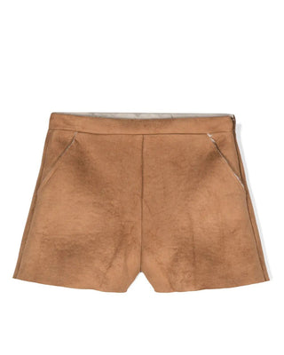 Doudou Shorts in eco-shearling da bambina DV6A09-H0058