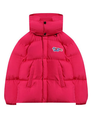 Diesel Giubbino trapuntato con cappuccio e logo J00825