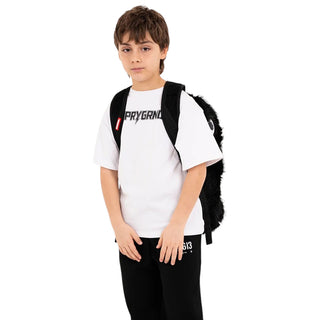 SPRAYGROUND T-shirt Bianca Con Logo SPY1512WHT Per Bambini