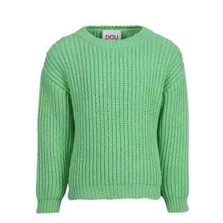 Doudou Maglia girocollo in cotone con patch logo DW9P10-X0206