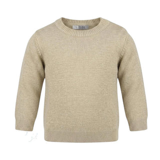 Dottor Kids Maglia Girocollo Beige In Cotone Per Bambino DK6BGJ