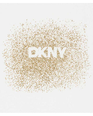 Dkny T-shirt in jersey con logo frontale D62023