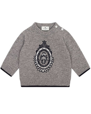 Etro Maglia in lana e cashmere con ricamo GV9520-Z2498