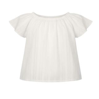 J.o Milano Camicia Bianca In Cotone Per Neonata 676M4