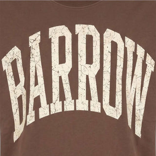 Barrow T-shirt Marrone In Jersey Con Logo F6BWUATH008-1050