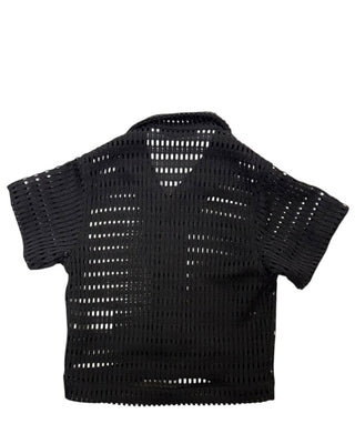 I'm Brian Camicia in tessuto traforato CA3279J