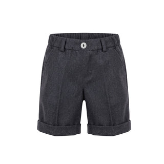 J.o Milano Bermuda Grigio In Misto Lana 2664A2/1 Per Neonato