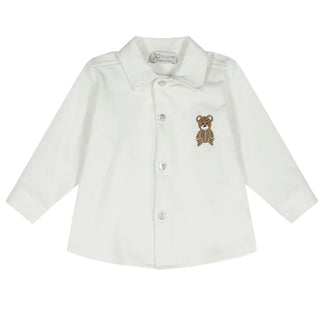 J.o Milano Camicia In Jersey Con Teddy 2666Z4 Per Neonato