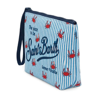 Mc2 Saint Barth Pochette Aline In Scuba A Righe Con Stampa Granchietti ALIN001/00762L