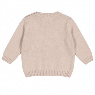 J.o Milano Maglia Girocollo Beige 2663A1-01 Per Neonati