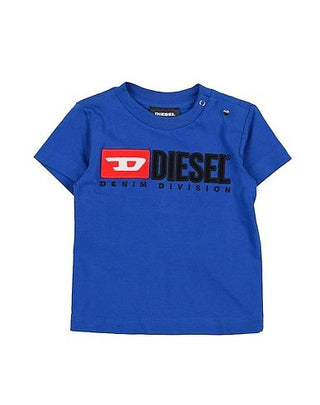 Diesel T-Shirt mit Rundhalsausschnitt und Logo vorne 00K1YW-00YI9