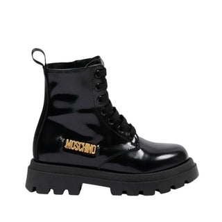 Moschino Anfibi con scritta logo in metallo 84277