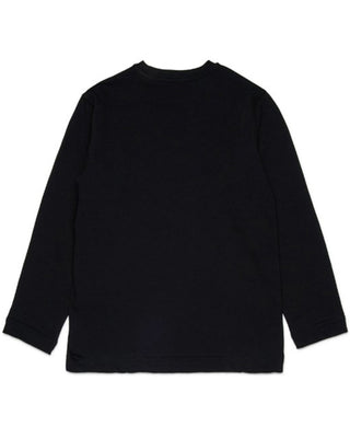 Diesel T-shirt manica lunga in jersey con logo Diesel Denim Division J02474-00YI9