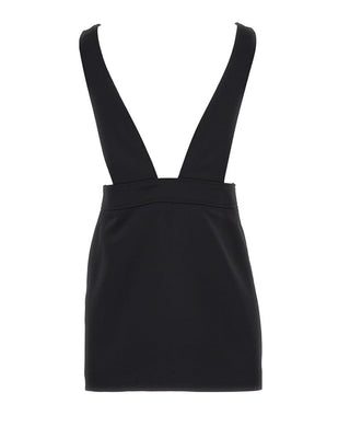 Moschino Salopette con bottoni a cuore logati HDJ03G