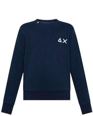 Sun68 Felpa Girocollo F35303 Con Logo