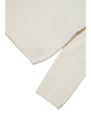 Maison Margiela Maglia Dolcevita in misto lana con logo M60884-MM06Q