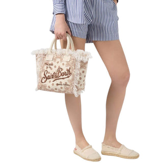 Mc2 Saint Barth Borsa Colette In Canvas Con Fantasia Bandanna COL0001/02565L