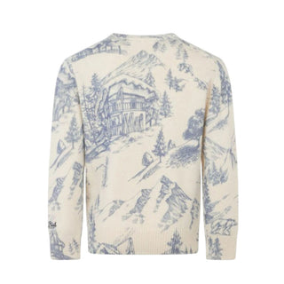 Mc2 Saint Barth Maglia avorio La Montagne in misto cashmere DOU0012 00266E