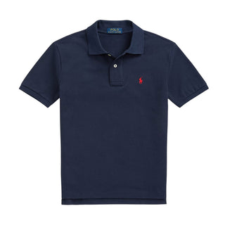 Polo Ralph Lauren Polo Blu In Piqué Di Cotone 322603252005 Per Bambino