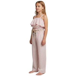 BLOOM Pantaloni A Righe In Misto Cotone Per Bambina 133503