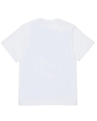 Dsquared2 T-shirt bianca in jersey con stampa DQ2987 D0ACD