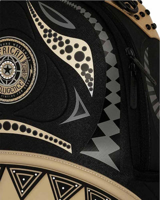 SPRAYGROUND Zaino AI WONDERLAND GOLD AND BLACK 910B7761NSZ