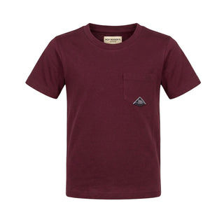 Roy Roger's T-shirt Bordeaux A Maniche Corte RZ489/2557 Per Bambino
