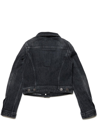 Diesel Giubbino cropped in denim nero J01847-KXBI1