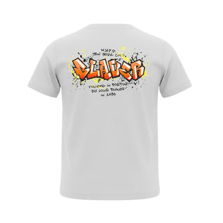 Blauer T-shirt Bianca Con Stampa Per Bambino 26SBLKH02511-127