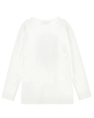 Monnalisa T-shirt a maniche lunghe con stampa 19D601