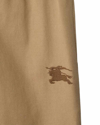 Burberry Pantaloni con ricamo frontale 8107999