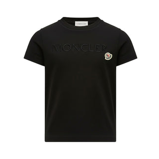 Moncler T-shirt Nera Con Logo K19548C00013-F99