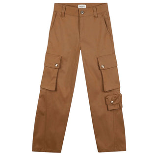 Lanvin Pantaloni cargo in cotone con logo N30304