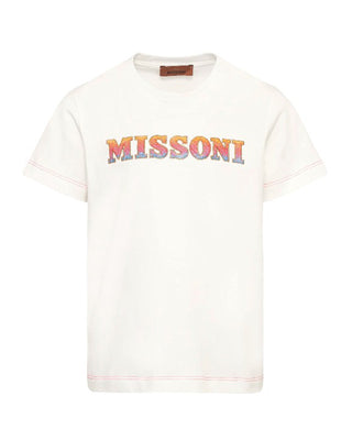 Missoni T-shirt a maniche corte con logo MV8B01-J0177
