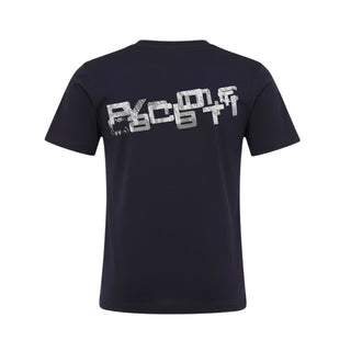 Cesare Paciotti T-shirt Blu Navy Con Stampa Per Bambino TSP6112BJ-V4