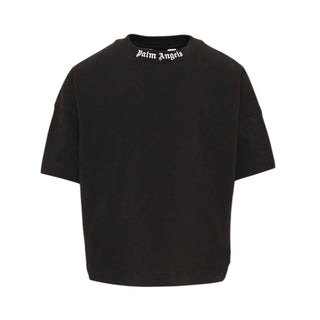 Palm Angels T-shirt Nera Con Logo F6PAJGTH064/110 Per Bambina