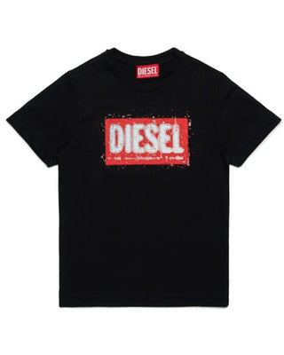 Diesel T-shirt in jersey con logo Diesel Denim Division J02476-00YI9