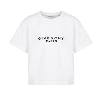 Givenchy T-shirt Bianca Con Stampa H31315/10P Per Bambina