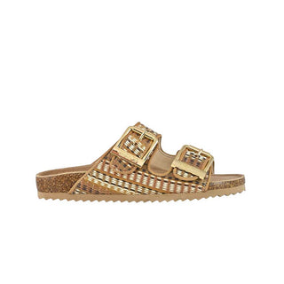 Colors Of California Sandali Con Fibbie HC.BIO500 In Rafia