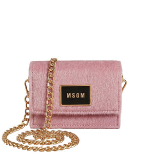 MSGM Borsa Rosa Peluche F6MSJGBA179/090 Per Bambina